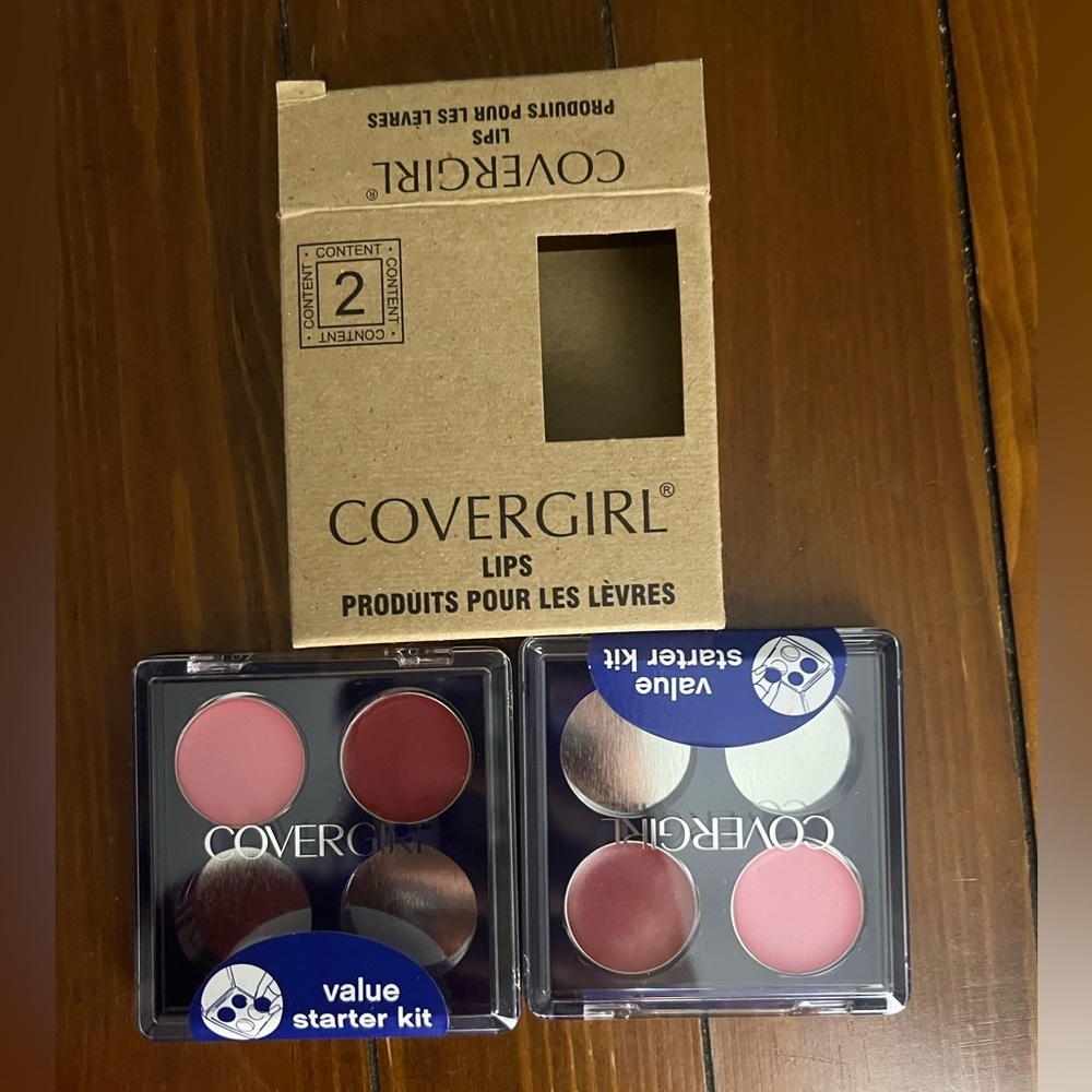 Cover Girl Magnetic Color Pot Starter Kit Rose Quartz & Vintage Wine Lip Shades - Picture 2 of 9